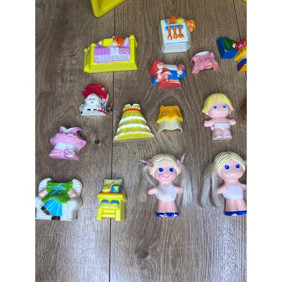 Vintage Knickerbocker Dolly Pops dolls lot w/carrying case - Picture 2 of 7